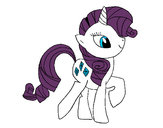 Coloring page Rarity painted byjohn247