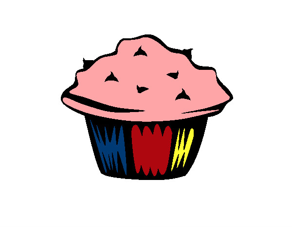 Coloring page Muffin painted byhidayah
