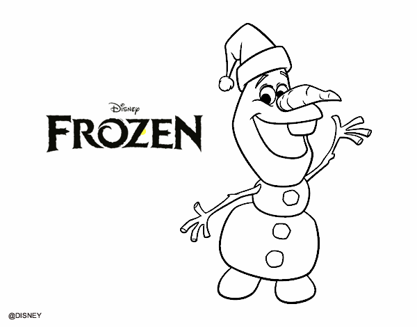 Frozen Olaf on Christmas