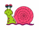 Coloring page Snail 3 painted byJubblyRuss