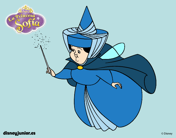 Coloring page Sofia the First - Fairy Merrywather painted bybarbie_kil