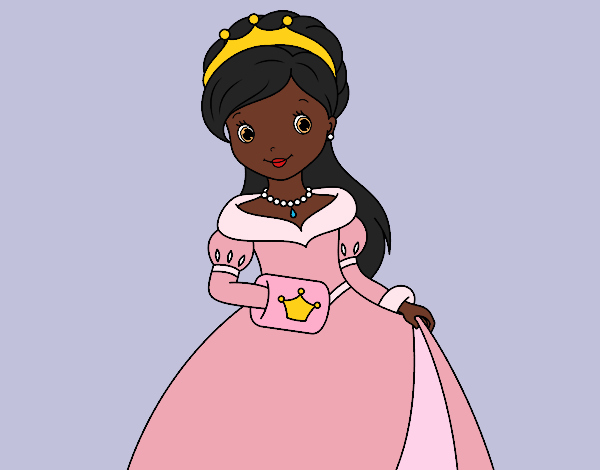 Coloring page Elegant Princess painted byShelbyGee