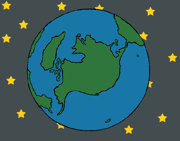 Coloring page Planet Earth painted byShelbyGee