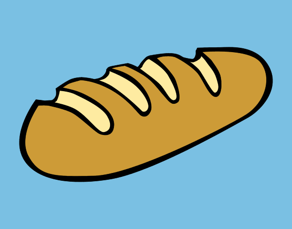 Coloring page Baguette painted byShelbyGee