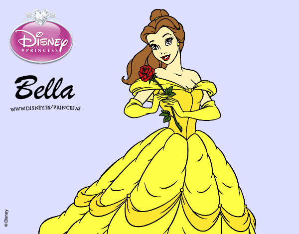 Coloring page Beauty and the Beast - Princess Belle painted byShelbyGee