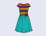 Coloring page Casual dress painted byShelbyGee
