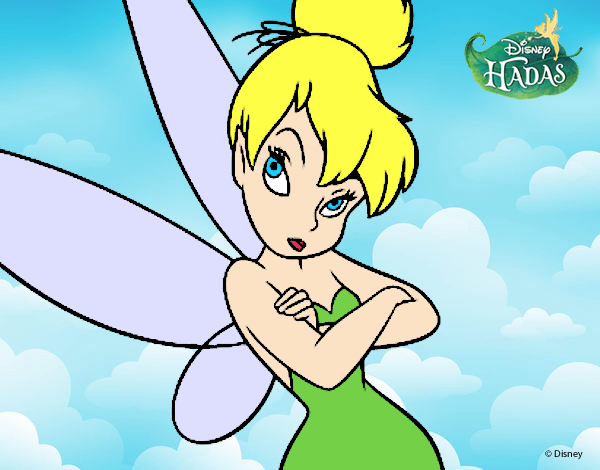 Coloring page Disney Fairies - Angry thinker Bell painted byShelbyGee