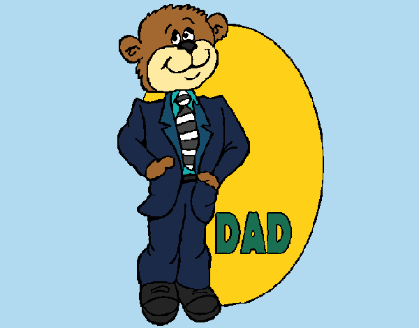 Coloring page Father bear painted byShelbyGee