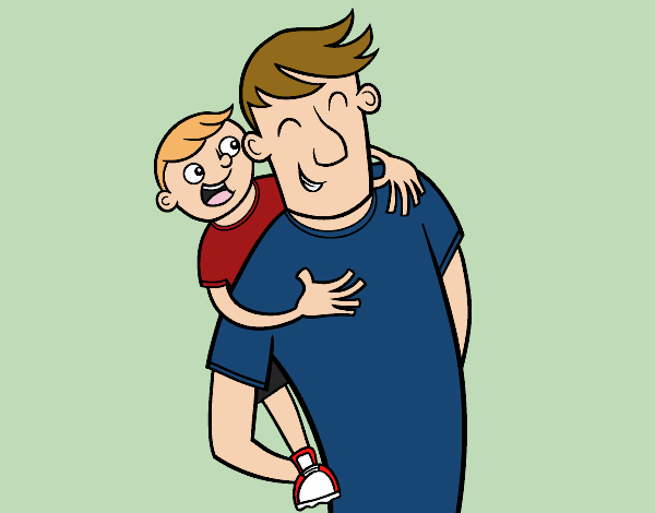 Coloring page Father's Day painted byShelbyGee