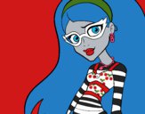 Coloring page Monster High Ghoulia Yelps painted byShelbyGee