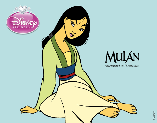 Coloring page Mulan painted byShelbyGee