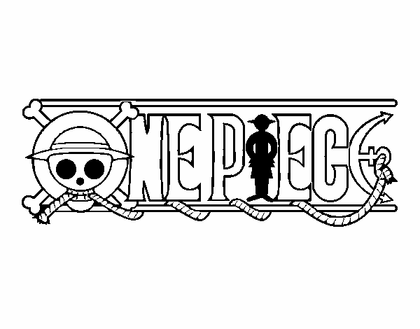 Colored Page One Piece Logo Painted By User Not Registered
