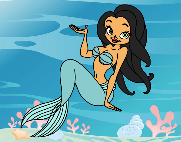 Coloring page Sexy Mermaid painted byShelbyGee