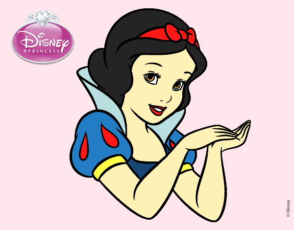 Coloring page Snow White - Close up of  Snow White painted byShelbyGee