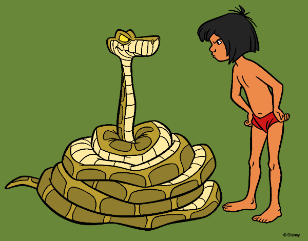 Coloring page The jungle book - Kaa painted byShelbyGee