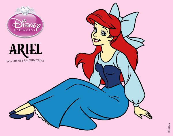 Coloring page The Little Mermaid - Ariel human painted byShelbyGee
