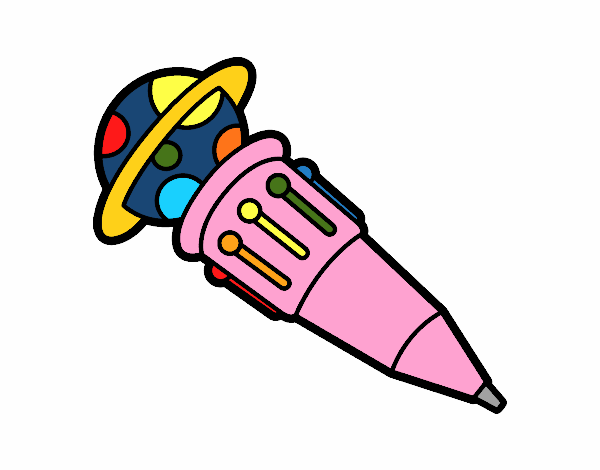 Coloring page Multicolor pen painted byredhairkid