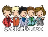 Coloring page One direction painted bysidale