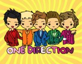Coloring page One direction painted bysidale