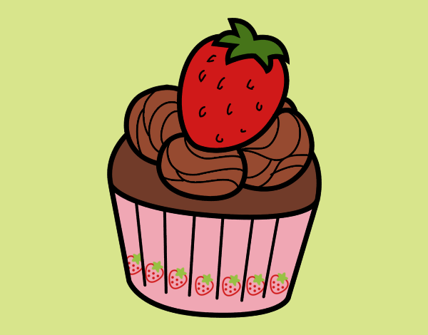 Coloring page Strawberry chocolate painted bybarbie_kil