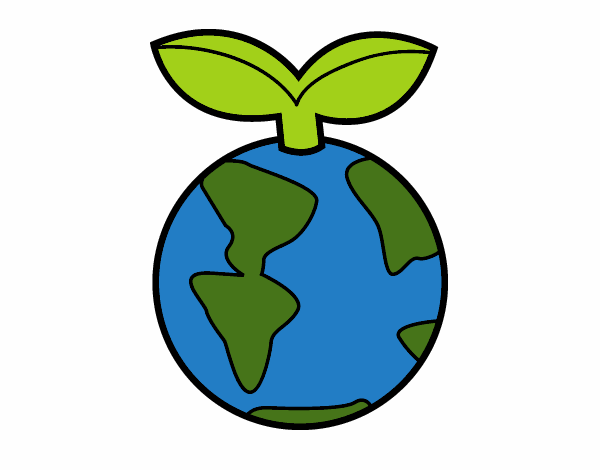 Coloring page Clean earth painted byredhairkid
