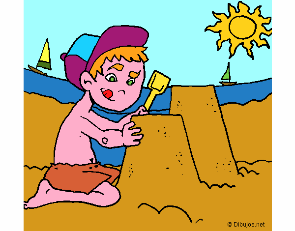 Coloring page Summer painted byredhairkid