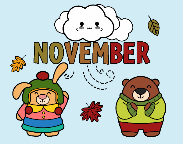 Coloring page November painted bybarbie_kil