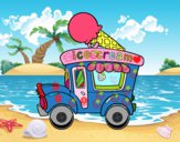 Ice cream food truck