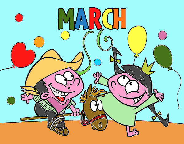 Coloring page March painted byredhairkid