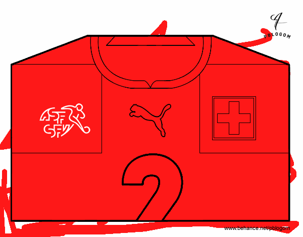 Switzerland World Cup 2014 t-shirt