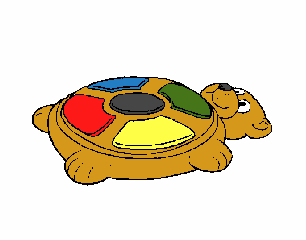 Coloring page Bear-shaped Simon game painted byredhairkid