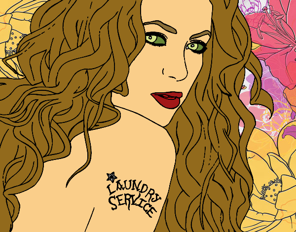 Coloring page Shakira - Laundry Service painted byDKAcrazy