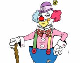 Coloring page Serious clown painted byodddbenavi