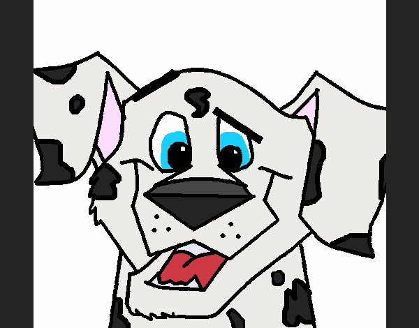 Coloring page Dalmatian Dog painted bySavannah_M