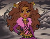 Coloring page Monster High Clawdeen Wolf painted byrinto