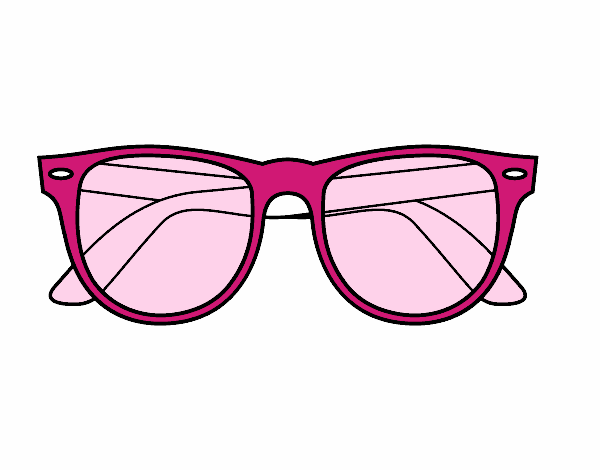 Coloring page Sunglasses painted bySydney