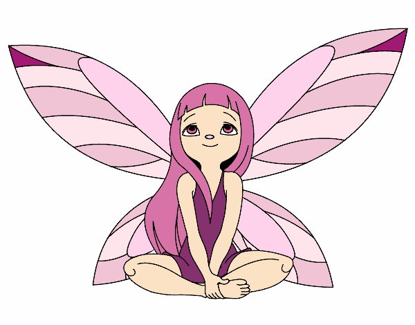 Coloring page Fantastic fairy painted byCazzi2o15