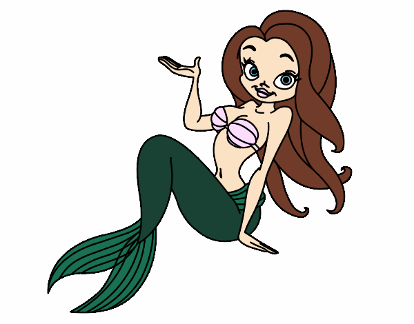 Coloring page Sexy Mermaid painted byCazzi2o15