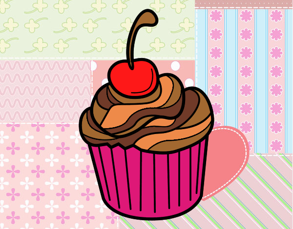 Coloring page Cherry chocolate painted bykitcat