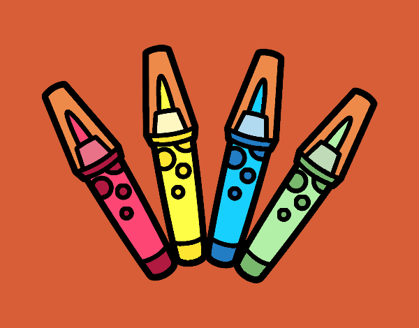 Coloring page Felt-tip pens painted byTheColor