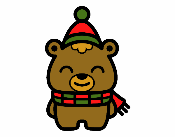Christmas little bear