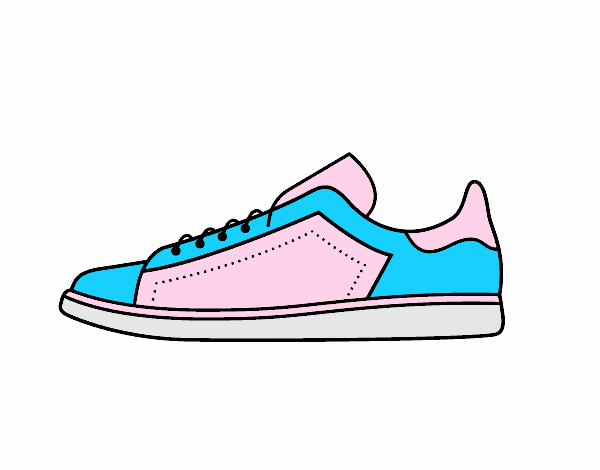 Coloring page Athletic shoes  painted bynelli00949