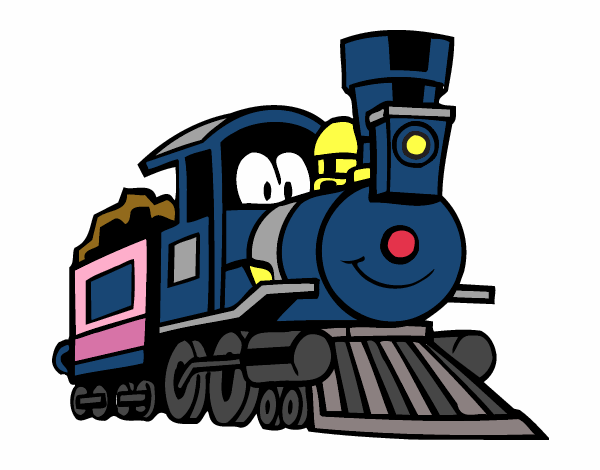 Coloring page Fun train painted byLilypop