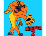 Coloring page Madagascar 2 Alex 2 painted bymindella