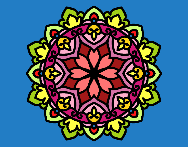 Coloring page Celtic mandala painted byDivaDee
