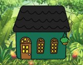 Coloring page House of fairy tale painted byCharlotte