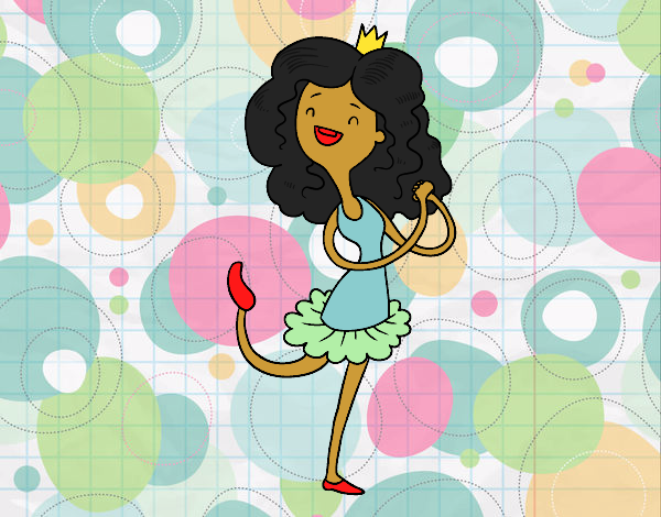 Coloring page Likable princess painted byCharlotte