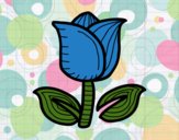 Coloring page Tulip painted byCharlotte