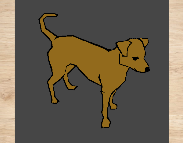 Coloring page Dog 6a painted bySearlait
