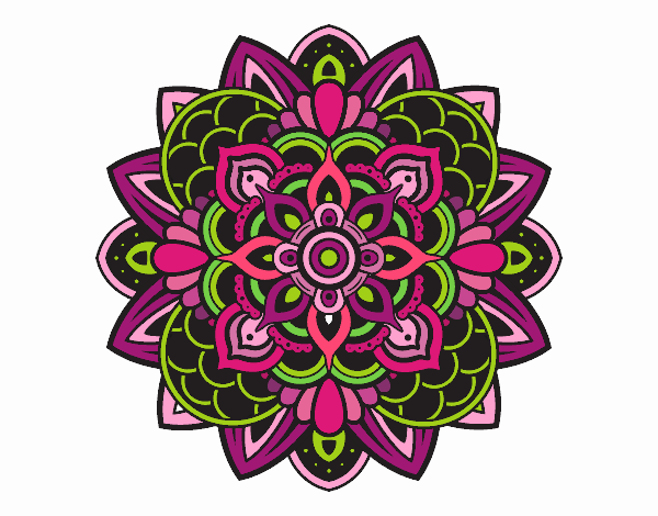 Coloring page Decorative mandala painted byCaryAnn
